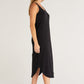EASY GOING COTTON SLUB DRESS / BLACK