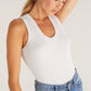 SIRENA RIB TANK /  LIGHT HEATHER GREY