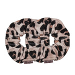 Load image into Gallery viewer, MICROFIBER TOWEL SCRUNCHIES / LEOPARD
