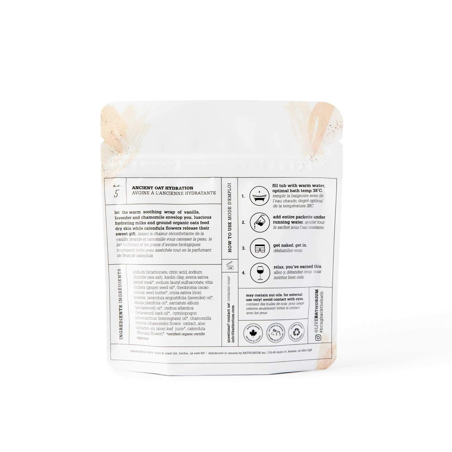 ANCIENT OAT HYDRATION CRUSH - (1 baths) 120g