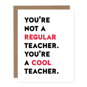 COOL TEACHER | CARD