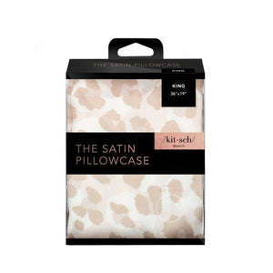 KING - SATIN PILLOWCASE / LEOPARD