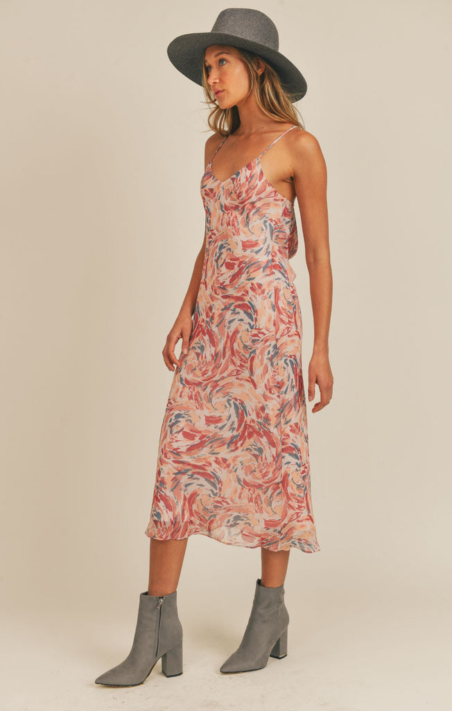 GIRL ON THE RUN MIDI DRESS