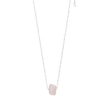 Load image into Gallery viewer, HEART CHAKRA NECKLACE / ROSE QUARTZ
