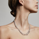 Load image into Gallery viewer, Pilgrim Sensitivity 2-in-1 Chain Necklace // SILVER
