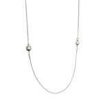 Load image into Gallery viewer, Pilgrim Necklace 90cm Earth // SILVER
