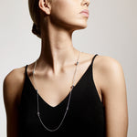 Load image into Gallery viewer, Pilgrim Necklace 90cm Earth // SILVER
