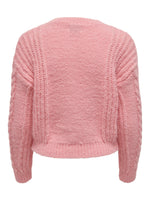Load image into Gallery viewer, TUNDRA O-NECK CARDIGIAN KNIT  / SEPIA ROSE
