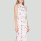 SMOCKED WAIST MIDI DRESS